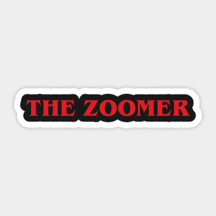 The Zoomer Sticker